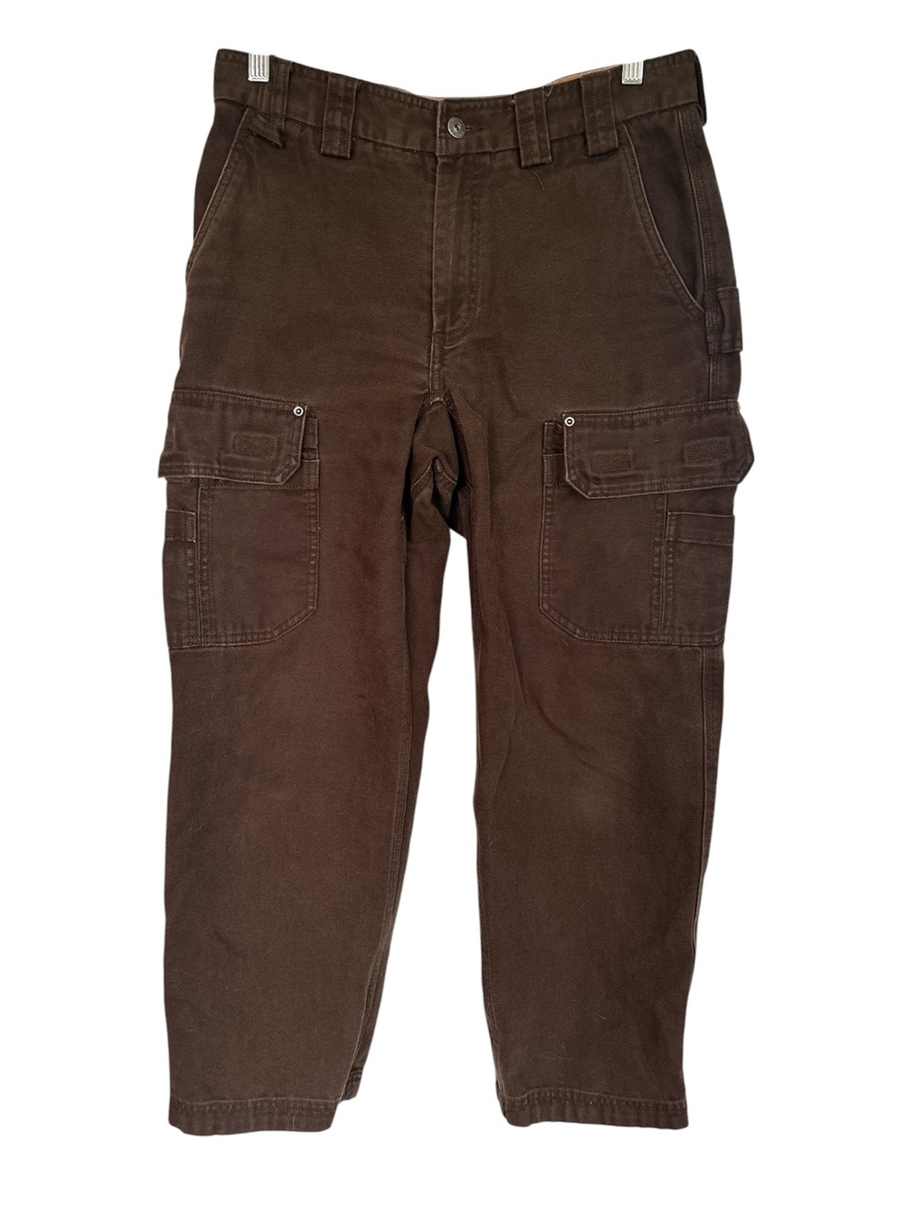Duluth Trading Co Dark Brown Cargo Work Pants